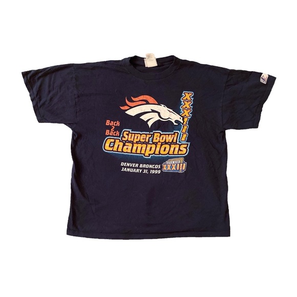 Logo Athletic Shirts Denver Broncos Back 2 Back Champions Tshirt Poshmark